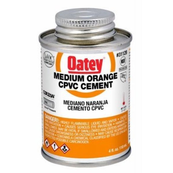 Oatey 4OZ ORG MED CPVC Cement 31128